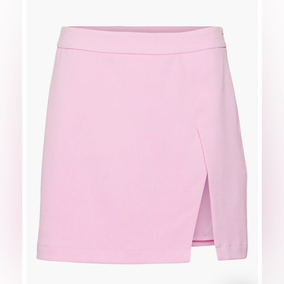 Nordstrom pink Billie side vent miniskirt beach summer party event luxury NWT M - Picture 10 of 15